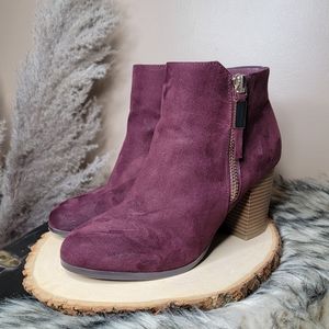 Dark Purple Booties